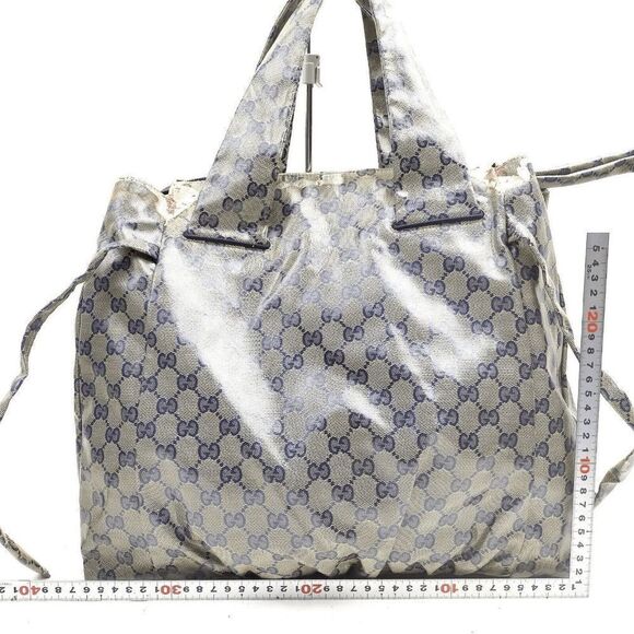 Authentic GUCCI Guccissima Crystal Canvas Hysteria Hobo Bag /Shoulder Bag *FLAWS - Picture 2 of 13